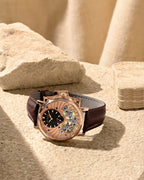 Brown With Rose Gold