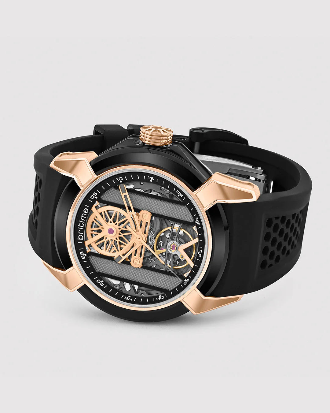 Black With Rose Gold