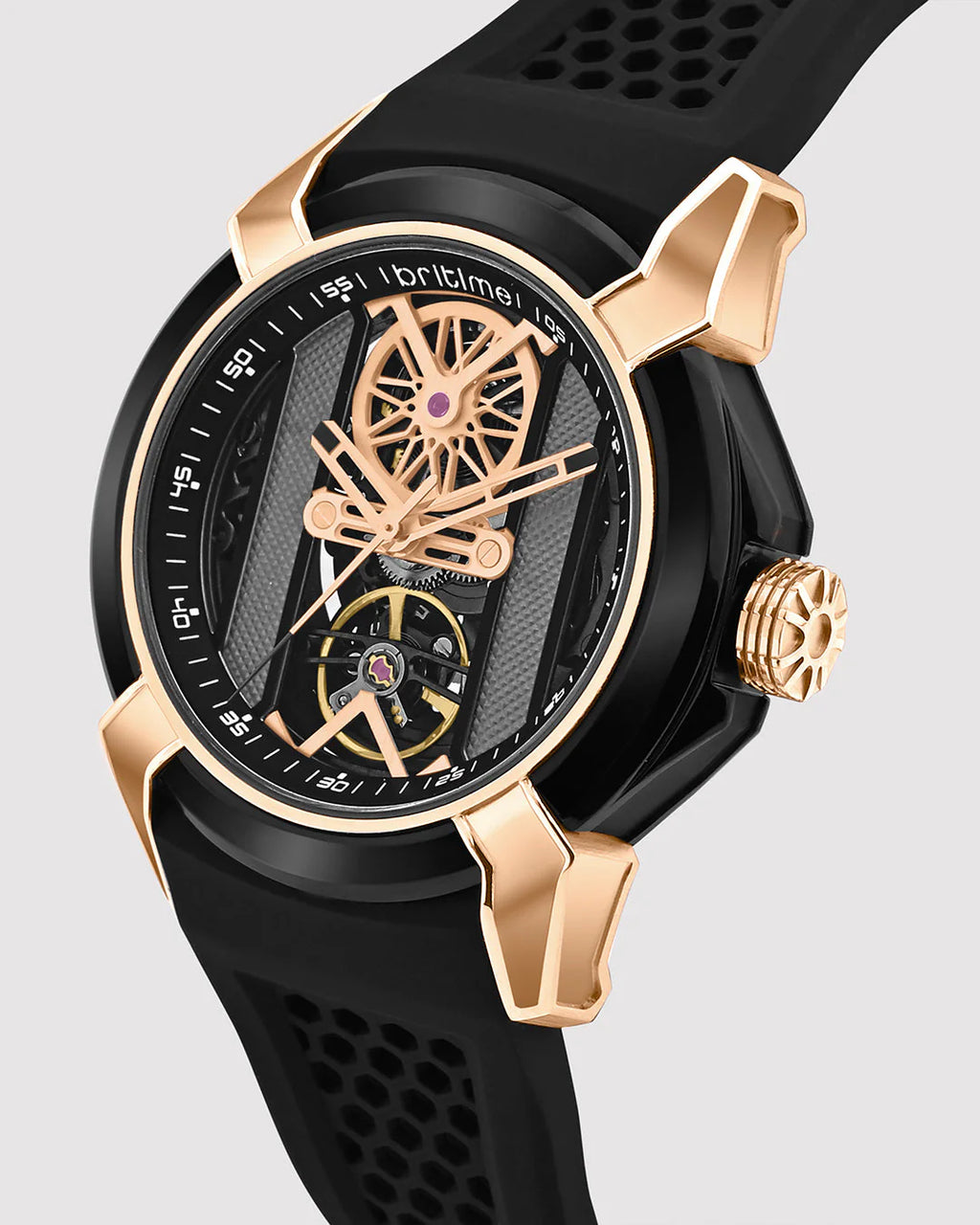 Black With Rose Gold