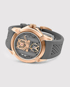 Grey With Rose Gold
